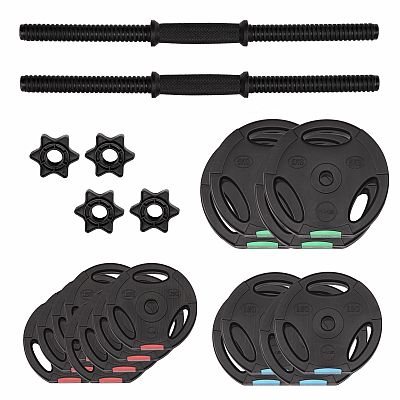 Jednoruční, nakládací činky HMS SG40, 42 kg