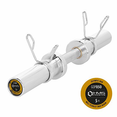 Jednoruční olympijská osa HMS GOP050 5kg 50cm