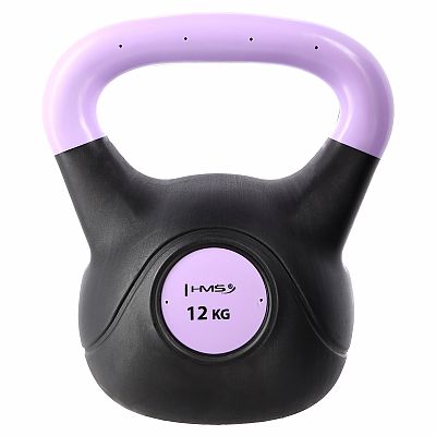 Kompozitový kettlebell HMS KPC12 Vin-Bell 12 kg sv. fialový