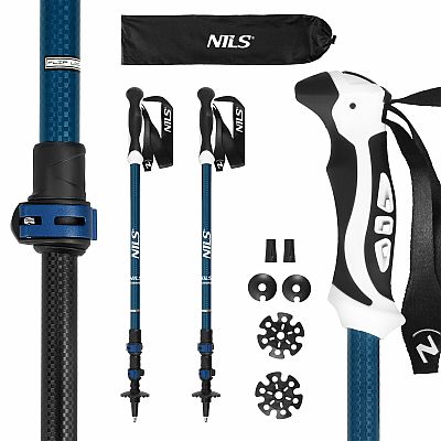 Trekingové hole NILS TK8601 modré