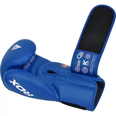 RDX Boxerské rukavice AS2 pro amatérské soutěže, modré, 10 oz - 10