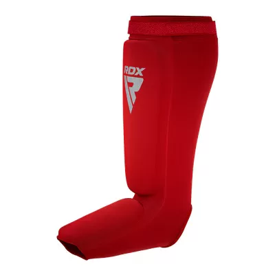 RDX Chrániče holení a nártů SIB HOSIERY SHIN INSTEP GUARD FOAM, červeno bílé S - S