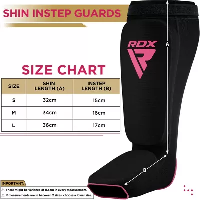 RDX Chrániče holení a nártů SIB HOSIERY SHIN INSTEP GUARD FOAM, černo růžové M - M