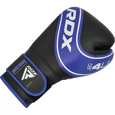 RDX Dětské boxerské rukavice 4B Robo, modro černé, 4 oz - 4