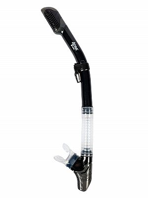 Šnorchlovací set 3 v 1, ČERNÝ, S/M, ploutve 36-41, maska, šnorchl