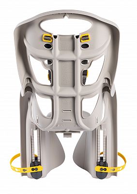 BELLELLI PEPE Dětská sedačka na kolo, upevnění na rám, hedvábně šedá