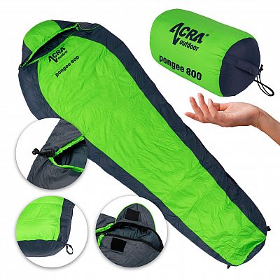 Acra péřový spací pytel Pongee 800 - 210 cm, kachní peří