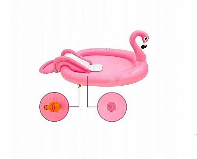 Dětský bazén Plameňák se skluzavkou a fontánou