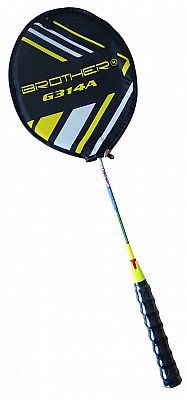 Badmintonová raketa hliníková Brother odpružená