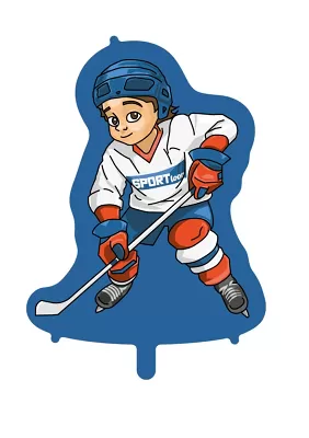 Foliový balonek Hokejista 60 cm