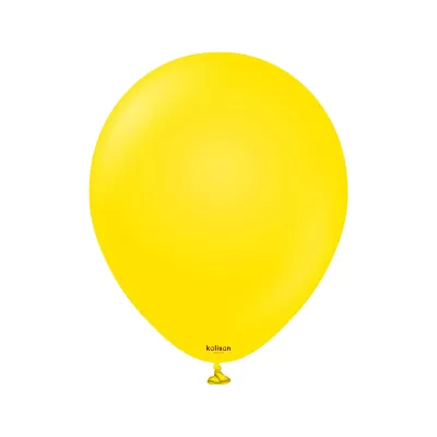 Dekorační balonky žluté 13 cm/5" 100 ks