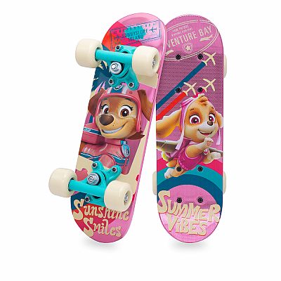 Skateboard Paw Patrol, růžový