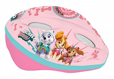Cyklistická helma Paw Patrol, růžová, 52-56cm