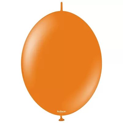 Dekorační spojovací balonky oranžové 15 cm/6" 50 ks