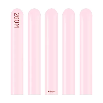 Dekorační modelovací balonky světle růžové 260 M 100 ks