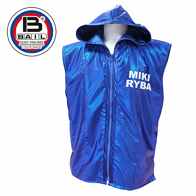 Boxerský župan+trenky BAIL PROFI, Satén/Třpitivý Nylon a Spandex