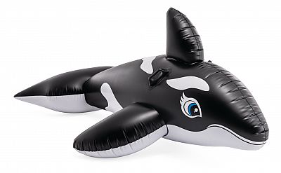 Plovoucí VELRYBA nafukovací Intex 58561 černá 193 x 119 cm