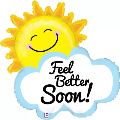 Fóliový balonek Slunce Feel Better Soon 66 cm