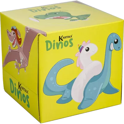 Papírové kapesníky box Dinos