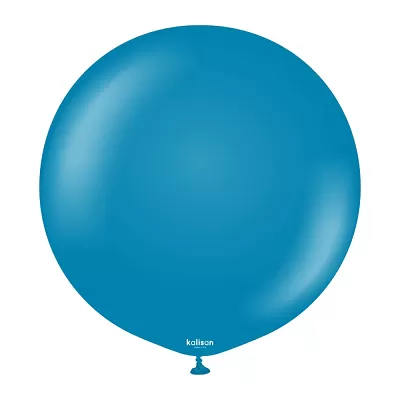 Dekorační retro balonek tmavě modrý 90 cm/36"