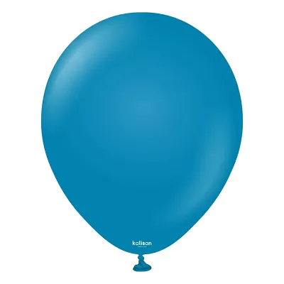 Dekorační retro balonek tmavě modrý 30 cm/12"