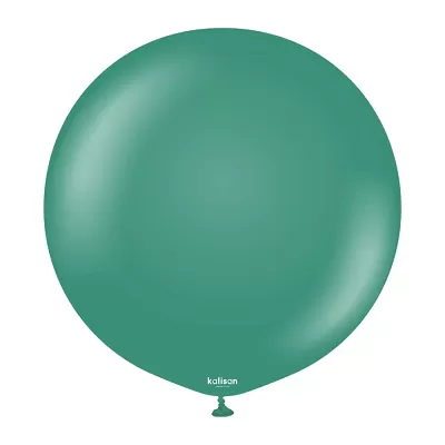 Dekorační retro balonek zelený 45 cm/18"