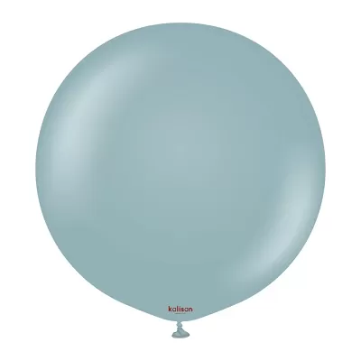 Dekorační retro balonek modrošedý 60 cm/24"
