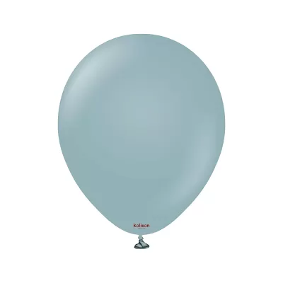 Dekorační retro balonek bledě modrý 13 cm/5"