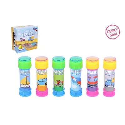 Bublifuk Dopravní prostředky 50ml