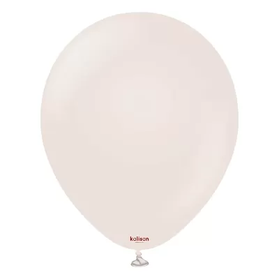 Dekorační retro balonky bílé pískové 30 cm/12" 100 ks