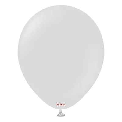 Dekorační retro balonek kouřově šedý 30 cm/12"