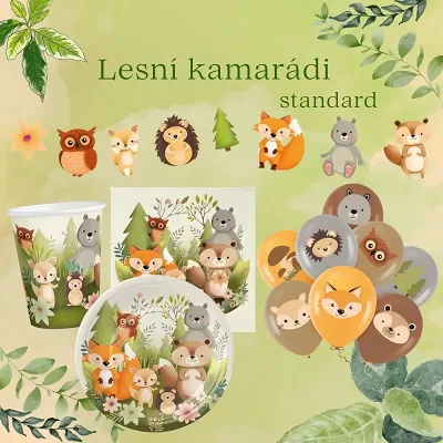 Dekorační sada Lesní kamarádi (Standardní varianta)