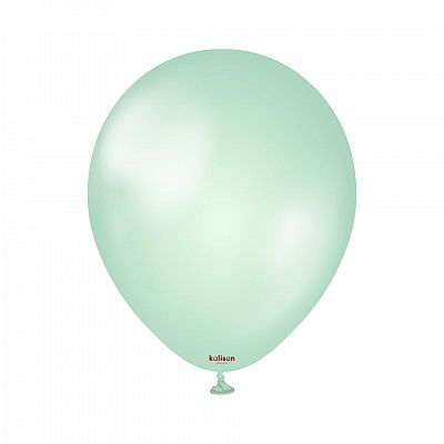 Dekorační perleťové balonky zelené 13 cm/5" 50 ks