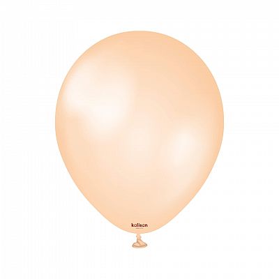 Dekorační perleťové balonky oranžové 13 cm/5" 50 ks