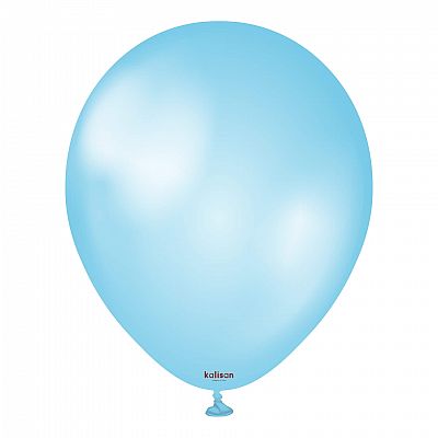Dekorační perleťový balonek modrý 30 cm/12"