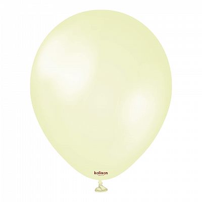 Dekorační perleťový balonek žlutý 30 cm/12"