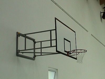 Basketbalová konstrukce otočná, interiér, vysazení do 1 m