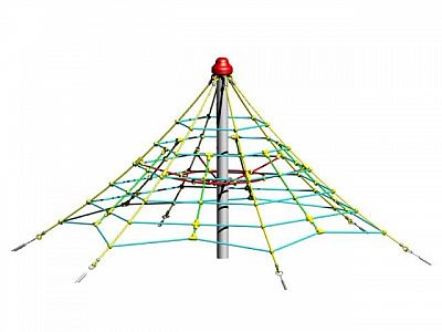 Lanová pyramida SC - výška 2,0 m, výška pádu 1,0 m, 6 zámků