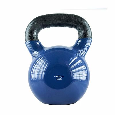 KN 16 KG KETTLEBELL POKRYTÝ VINYLEM HMS