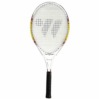 TENISOVÁ RAKETA WISH 500 FUSIONTEC BÍLO-ŽLUTÁ