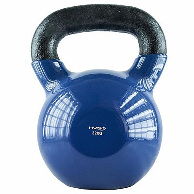 KN 32 KG KETTLEBELL POKRYTÝ VINYLEM HMS