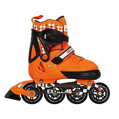 Kolečkové brusle NILS EXTREME NA 13911 A VEL.L(39-42) ORANŽOVÉ