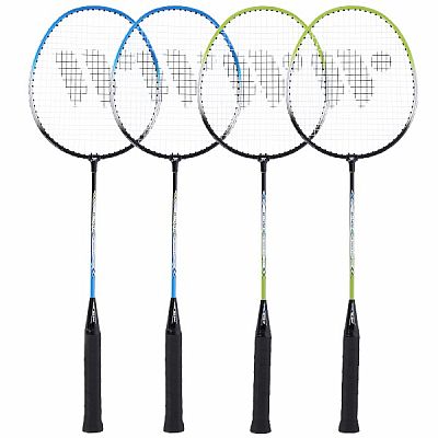 Sada raket na badminton WISH Steeltec 416K