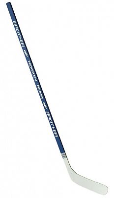 ACRA H3377-LE Hokejka plastová s dýhou147cm - levá - modrá