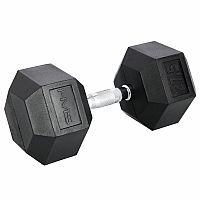 Černá hexagonální jednoručka HMS 27,5 kg