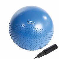 Masážní gymnastický míč HMS YB03N 55 cm modrý