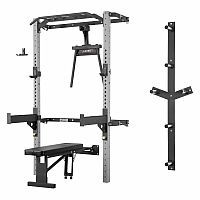 Multifunkční posilovací stojan - Power Rack HMS KLT21 šedý