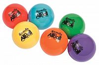 ALL Ball SET 6 ks barevných gumových míčků 7,6 cm