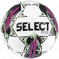 Futsalový míč Select FB Futsal Attack bílo růžová