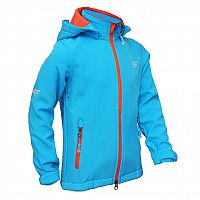 Softshellová dětská modrá bunda 4F 158